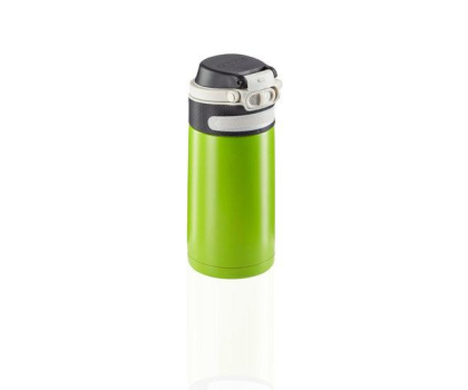 Bidon, termos, kubek termiczny LEIFHEIT Kubek termiczny Flip 350 ml kiwi 03249